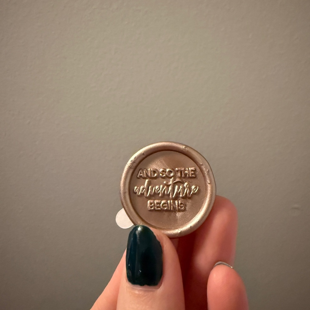 Gold Embossed Wax Seal Stamp